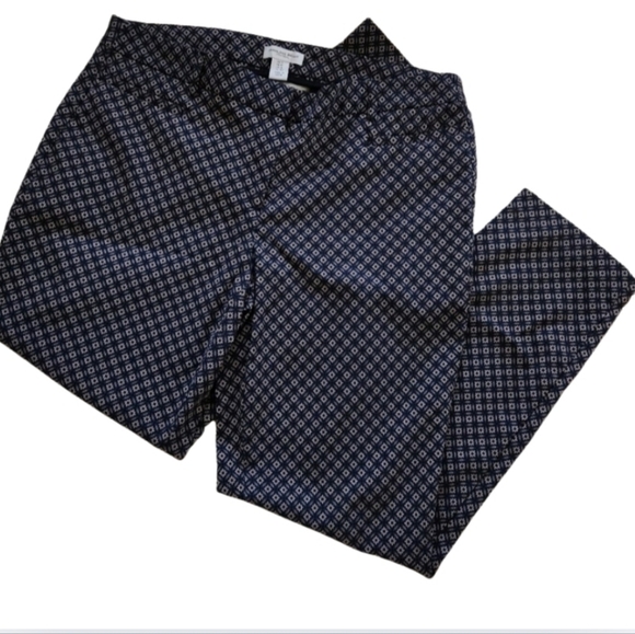 Carolina Belle Pants - Carolina‎ Belle Blue & White Skinny Pants – Women’s Size 12 – Chic Print – EUC